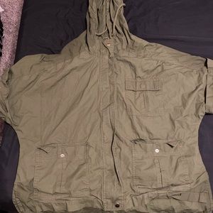 Green cargo jacket